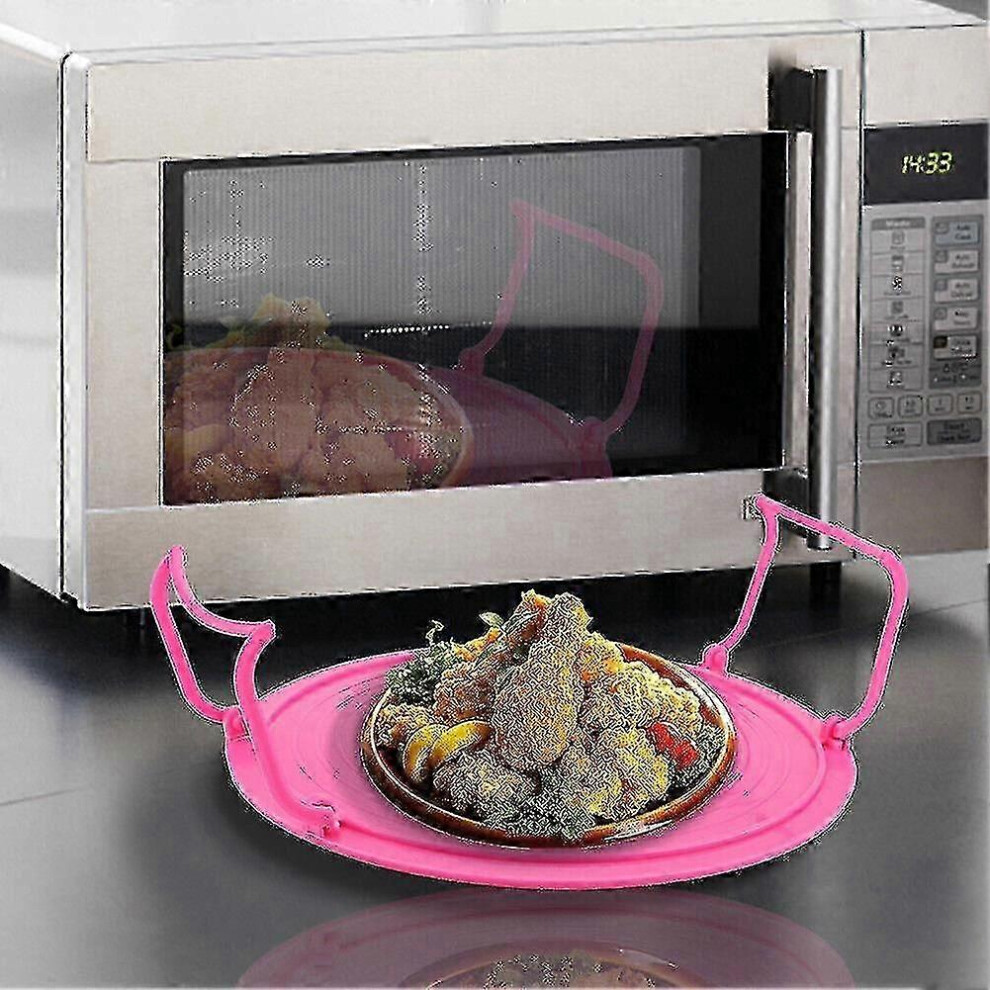 Kikidex (As Show, One Size) Multifunctional Microwave Oven Heating Layered Steaming Rack Cooking