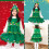 Children Christmas Tree Cosplay Set Including-Black 140 3