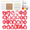 26 Shapes Clay Earring Cutters with Earring Hooks-Style B 1