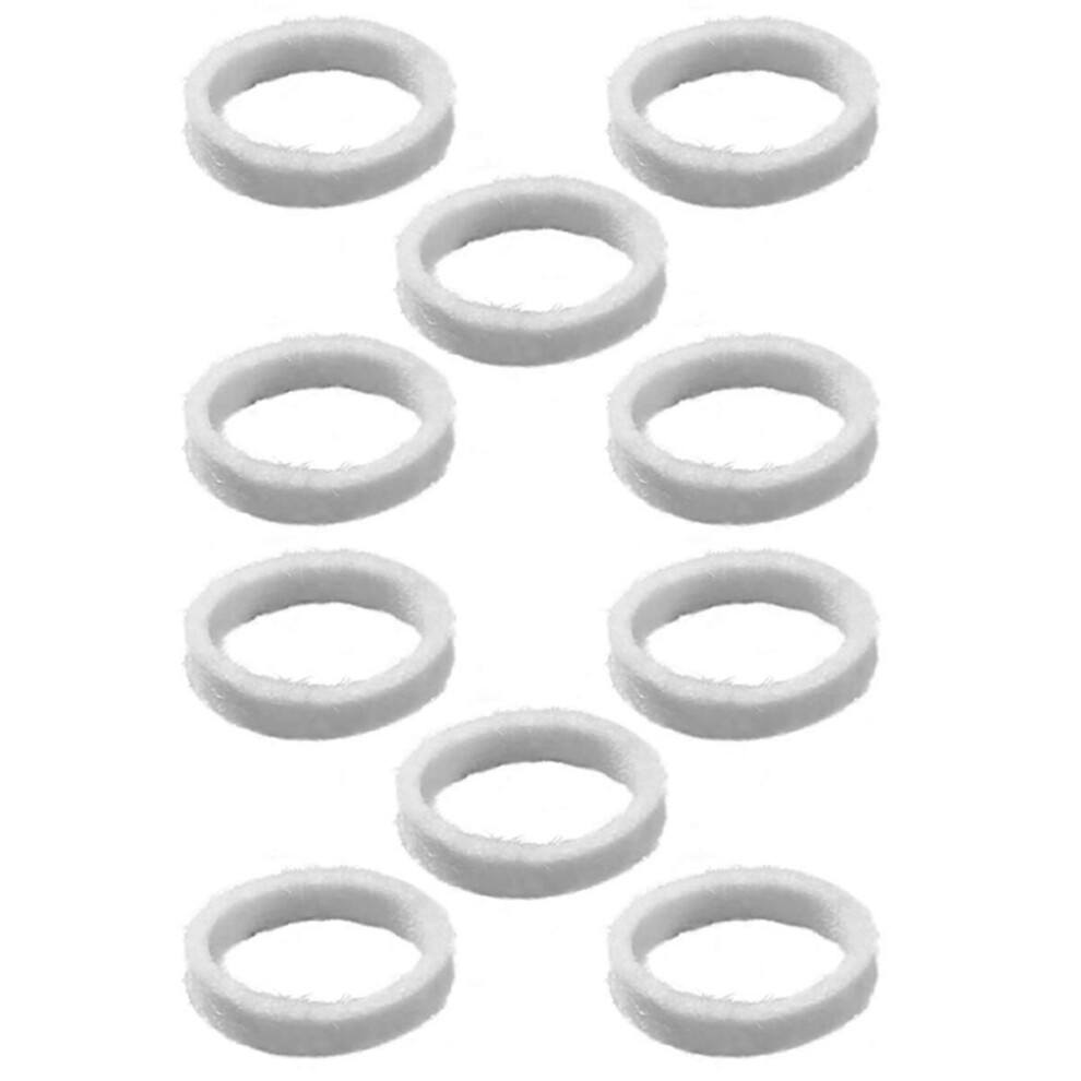 Kikidex (As Show, One Size) 10Pcs Felt Washer Replacement For Breville Espresso Bes870 Felt Washer Lower Burr Wool Ring For Clea