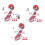 LED Santa Climbing Ladder Christmas-Rechargeable version 2