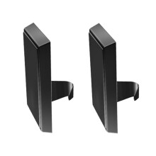 Rectangular Stocking Hooks Metal Hanging Hooks Non-Slip-Black