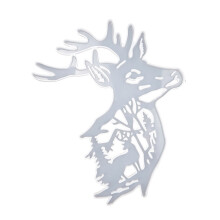 Silicone Elk Head Molds Wall-mounted Christmas Deer Mold DIY