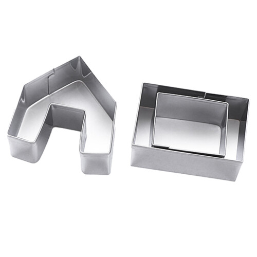 Stainless Steel Cookie Cutters Gingerbread Household Baking
