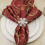 Cloth Decoration Buckle Wedding Napkin Ring Decoration-Silver 5