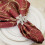 Cloth Decoration Buckle Wedding Napkin Ring Decoration-Silver 7