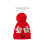 Cute Warm Keeping Caps with Sequins Made Deer Horn-white 4