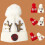 Cute Warm Keeping Caps with Sequins Made Deer Horn-white 5