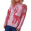 Automne hiver pull de noël femmes pull tricoté à manches-Rose S 1