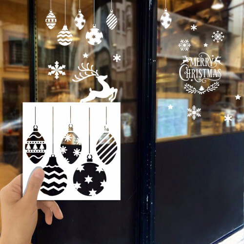 8 PACK Kerststencils Schildersjablonen voor doe-het-zelf 2