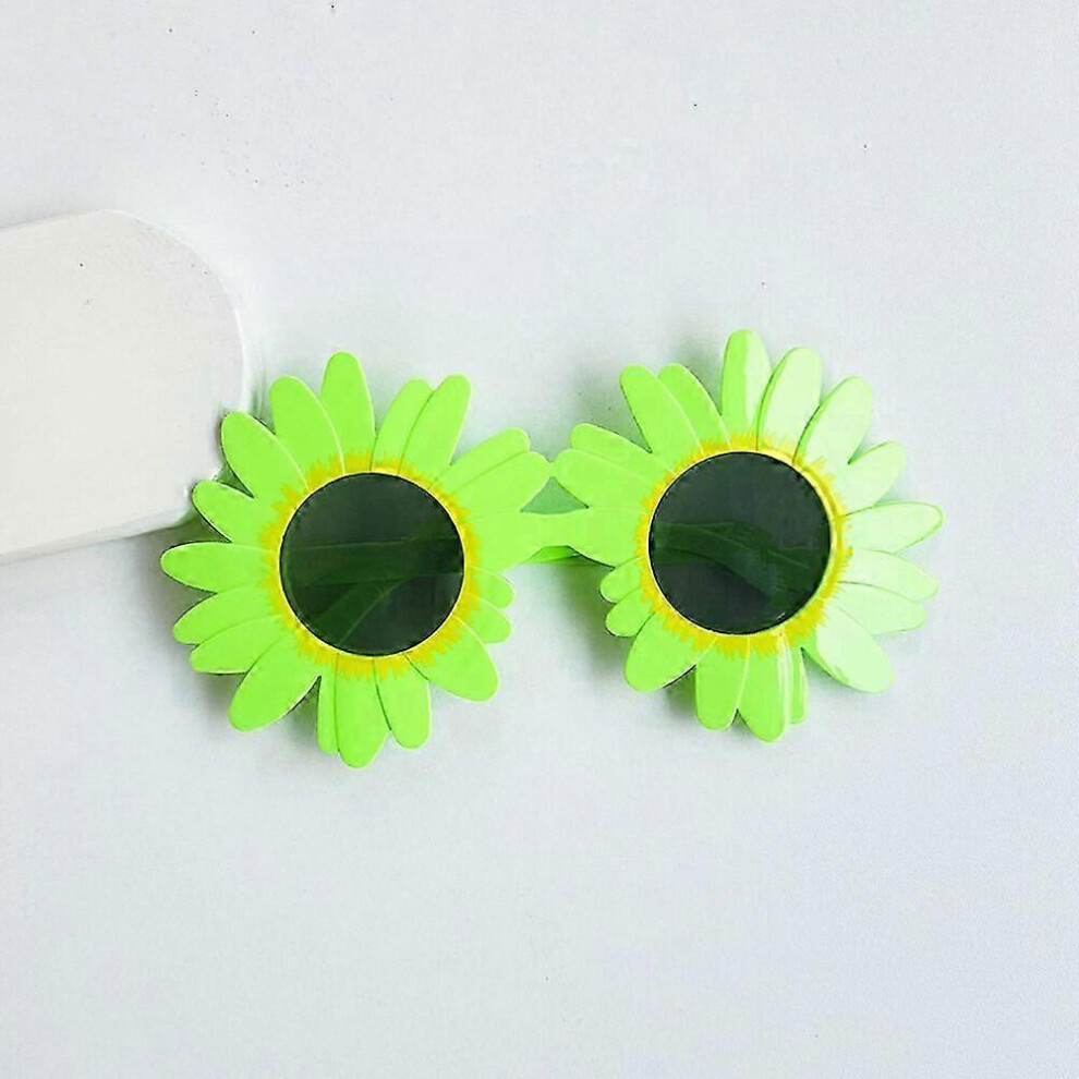 Kikidex (As Show, Purple) Fashion Flower Shapes Glasses Halloween Terrifier Glasses Plastic Sunglasses Diy
