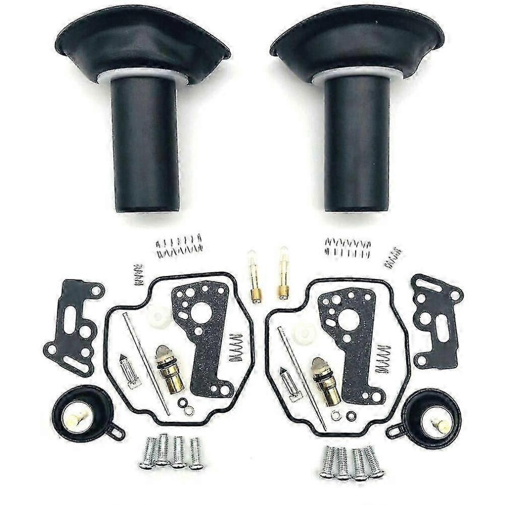 Kikidex (As Show, One Size) Carburetor Repair Kit For Virago Xv535 1990-2001 Xv 535 Plunger Diaphragm