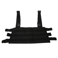 Adjustable Black Tactical Vest 600D Oxford for Hunting & Outdoor Sports