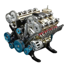 (As show, One size) Model Engine Kit for Adult, 8-Cylinder Metal Car Engine Model Kit, Resin DIY Car Engine Assembly Kit Model