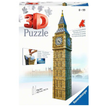 Ravensburger Big Ben 216 Piece 3D Jigsaw Puzzle for Kids and Adults - 12554 - Easy Click Technology Means Pieces Fit Together Perfectly