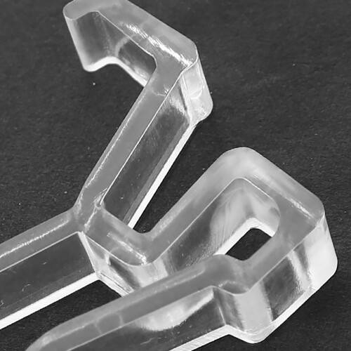 30 Pcs Clear Plastic Retainer Clips For Horizontal Wood Blinds Valance 2