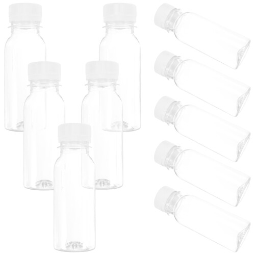 10Pcs Flaskor Multifunktions Saft Mjölkflaskor 100 Ml