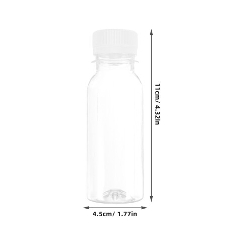10Pcs Flaskor Multifunktions Saft Mjölkflaskor 100 Ml 1