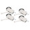 4Pcs Schiebetür Pulley Cam System Edelstahl Stumm 4