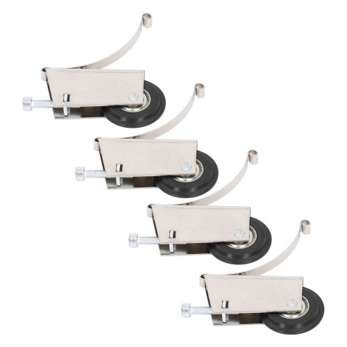 4Pcs Schiebetür Pulley Cam System Edelstahl Stumm 2