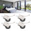 4Pcs Schiebetür Pulley Cam System Edelstahl Stumm 12