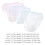 7Pcs Gravid Disposable Underkläder Andningsförmiga -Vävda Storlek M 2