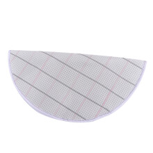 1 Stycke Diy Matta Broderad Tyg Vit 50 X 50 Cm