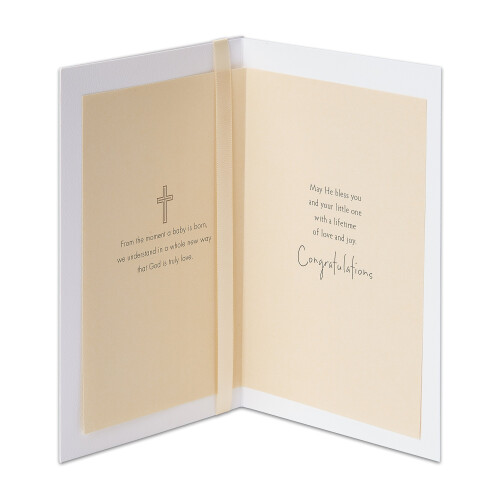 Carte de baptme American Greetings (morceau de paradis) 1