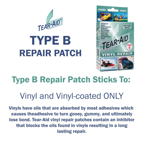 Tear-Aid Kit de Réparation Vinyle Type B 1