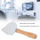 Espátula de cera para dentaduras de acero inoxidable con mango de madera 8