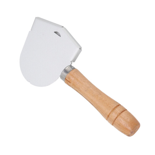 Espátula de cera para dentaduras de acero inoxidable con mango de madera 2