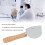 Espátula de cera para dentaduras de acero inoxidable con mango de madera 4
