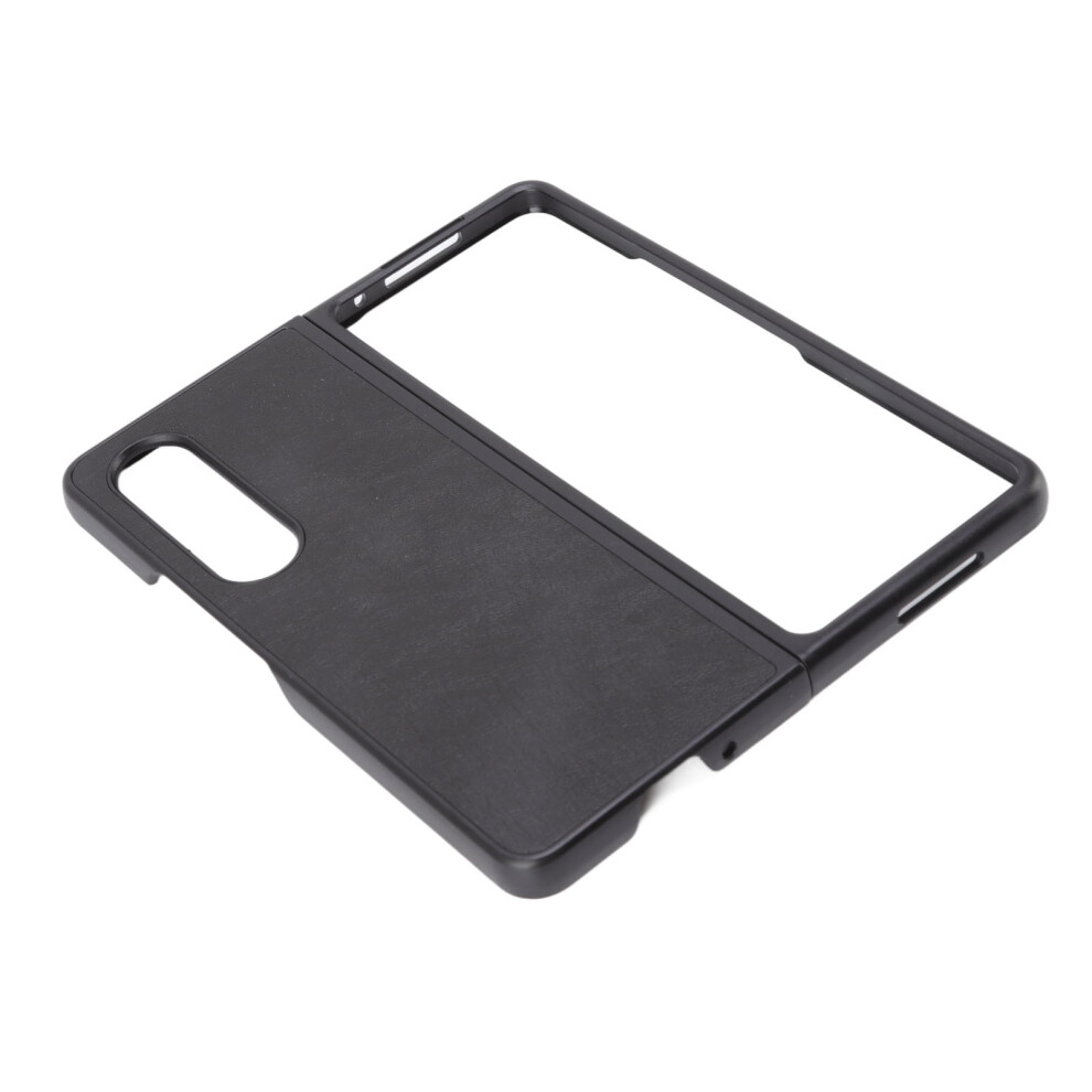Folding Screen Phone Case For Galaxy Z Fold 4 Pu Leather Black 9421356909228