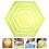 4St Transparent Patchwork Hexagon Akryl Sytillbehör 3