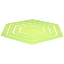 4St Patchwork Kviltlinjal Transparent Hexagon Akryl Sytillbehör