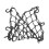 Black Car Cargo Net with 6 Hooks Stretchy Rear Storage Organizer 1