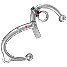 Rostfritt Näsring Fjäder, Silver, Och Hållbar