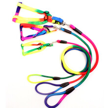 Regnbågsfärgade Halsband För , Puppharnesk, Brösthänsgrem, S