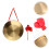 Kinesisk Gong Med Hammare (Guld) 5