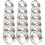 18Pcs Ringblank Mönstrade Fingerringar Av Rostfritt 9