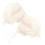 2St Baby Bonnets I Beige För Festligheter 10
