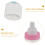 24Pcs Mini Godisflaska Transparent För Bebisparty 7
