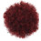 Courte queue de cheval bouclée afro puff synthétique avec cordon de serrage rouge 1