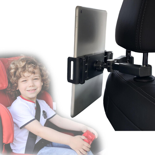 Support de Tablette de Voiture Réglable pour Siège Arrière 6.5-10.9 Pouces