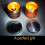 Ensemble de 2 Bougies Parfumées Orange et Chocolat avec Récipients 4