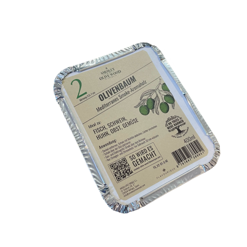Copeaux de bois d'olivier pour griller et fumer 400 ml 1