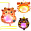 Kit de lanternes DIY pour enfants, formes d'animaux, 3 pièces 1