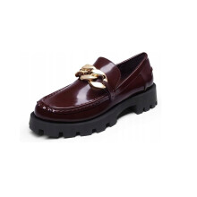 DREAM PAIRS Mocassins Plateforme Femme Bordeau Taille 40