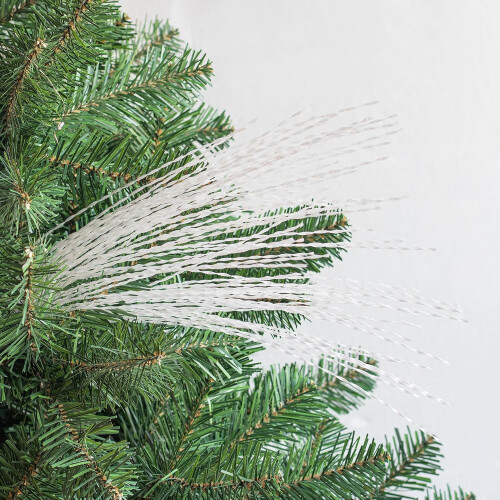 Branches de Noël artificielles blanches pour décoration 20 pièces 67cm 1