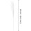 Branches de Noël artificielles blanches pour décoration 20 pièces 67cm 3